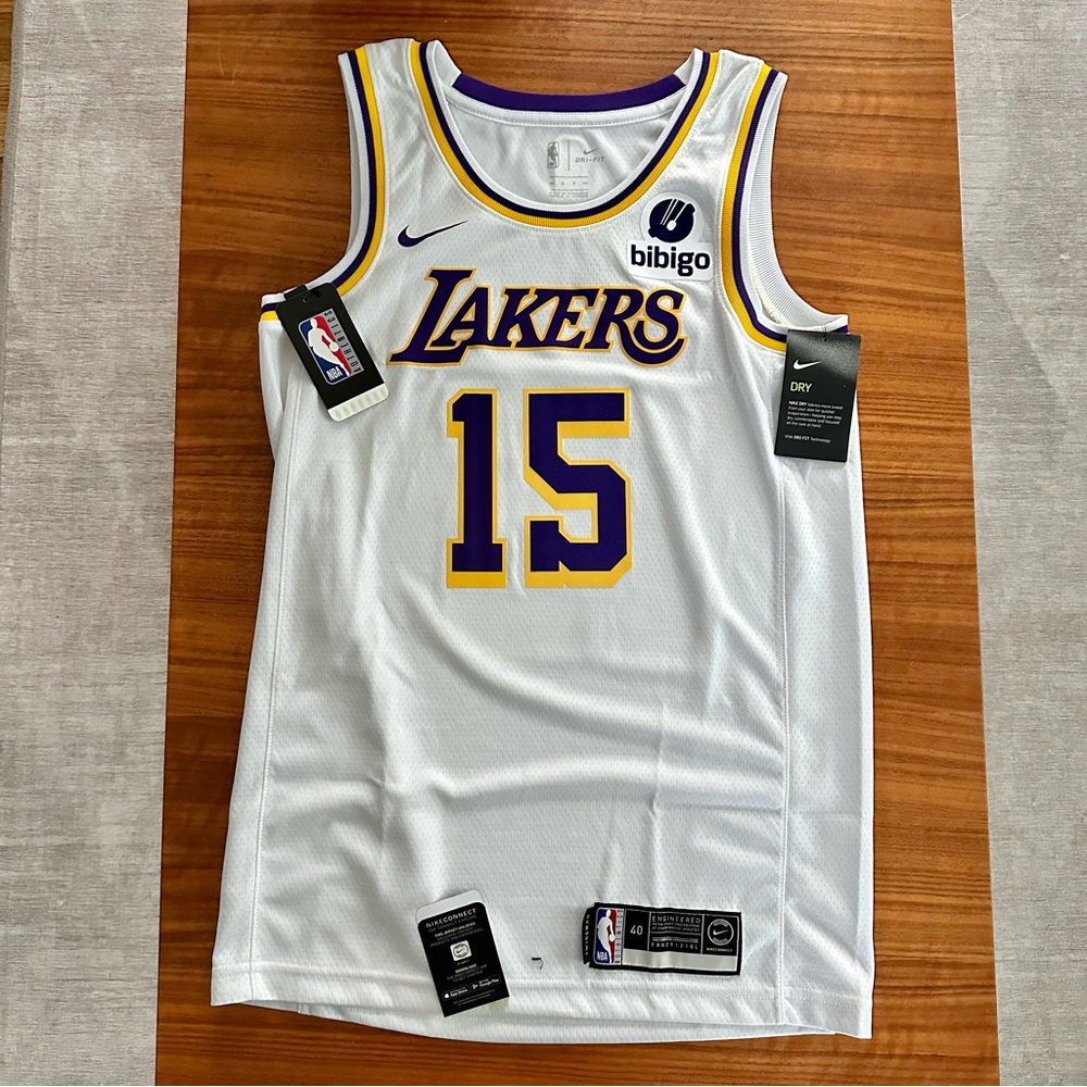 NWT White Los Angeles Lakers Austin Reaves Association Swingman Jersey, Small